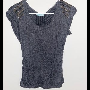 Maurice’s XS Cinched Top w/ Studded Shoulders